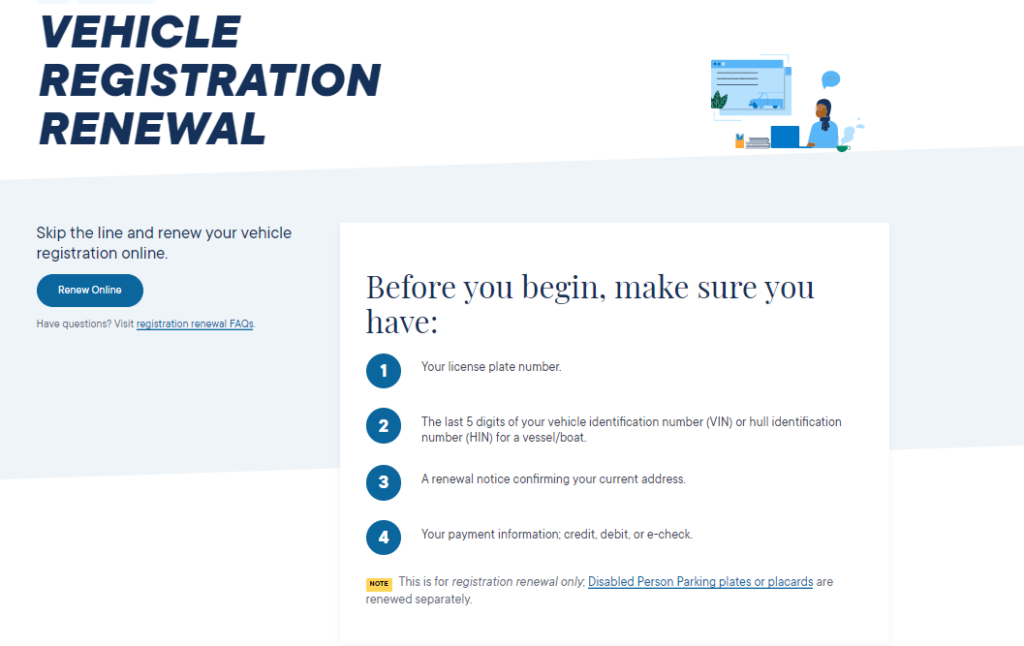 DMV identity management process diagram